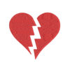 Broken Heart Machine Embroidery Design