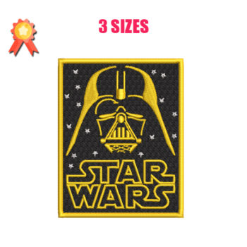 Dark Vader - Star Wars Machine Embroidery Design