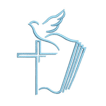 Dove Cross Machine Embroidery Design