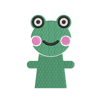 Little Frog Machine Embroidery Design