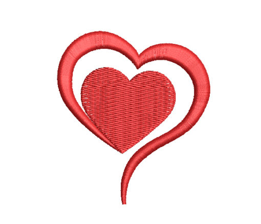 Heart 5 Machine Embroidery Design