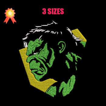 Incredible Hulk Machine Embroidery Design