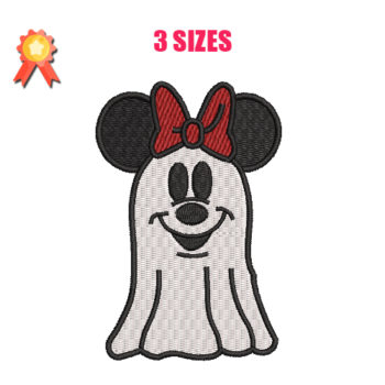 Minnie Mouse - Ghost Machine Embroidery Design