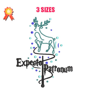 Expecto Patronum Machine Embroidery Design