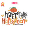 Happy Halloween Machine Embroidery Design