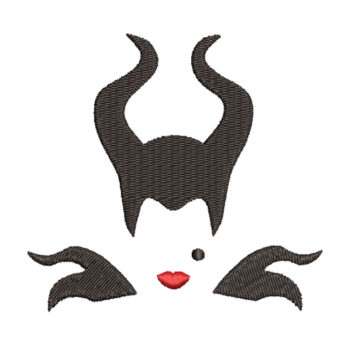 Maleficent From Sleeping Beauty Machine Embroidery Design