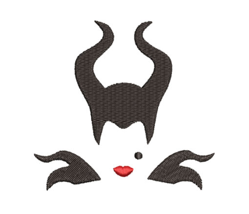 Maleficent From Sleeping Beauty Machine Embroidery Design