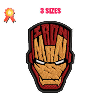 Iron Man 2 Machine Embroidery Design