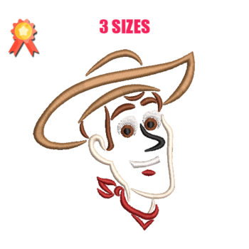 Sheriff Woody Machine Embroidery Design