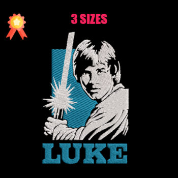 Luke Machine Embroidery Design