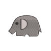 Baby Elephant Machine Embroidery Design