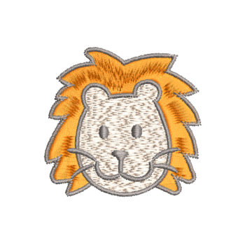 Baby Lion Machine Embroidery Design