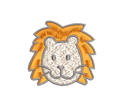 Baby Lion Machine Embroidery Design