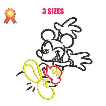 Mickey Mouse 3 Machine Embroidery Design