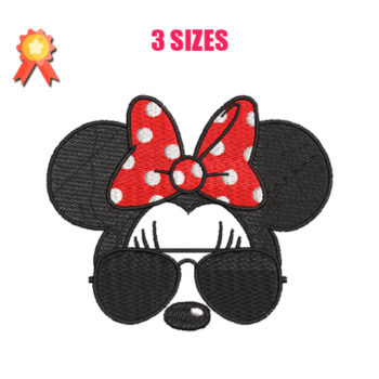 Minnie Mouse 10 Machine Embroidery Design