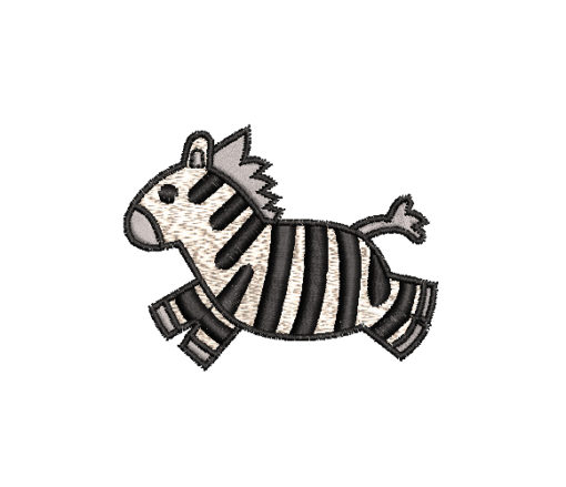 Zebra 2 Machine Embroidery Design