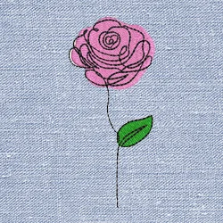 flower embroidery design