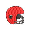 Helmet Machine Embroidery Design