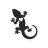 Lizard Silhouette Machine Embroidery Design