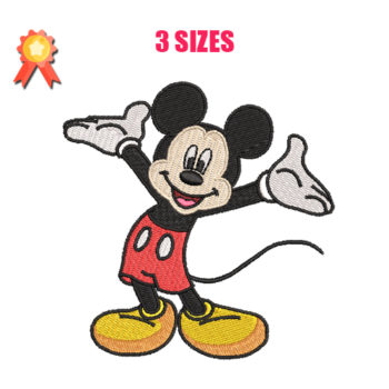 Mickey Mouse Machine Embroidery Design