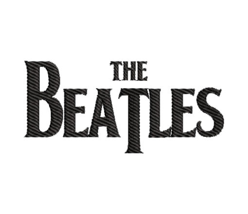 The Beatles Logo Machine Embroidery Design