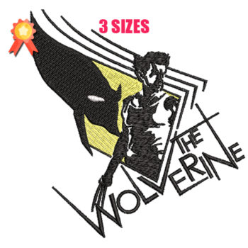The Wolverine 2 Machine Embroidery Design