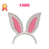 Bunny Ears Machine Embroidery Design