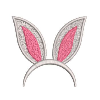 Bunny Ears Machine Embroidery Design