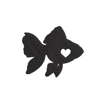 Heart Fish Machine Embroidery Design