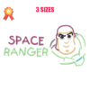 Space Ranger Machine Embroidery Design