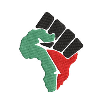 Fist Hand Africa Machine Embroidery Design