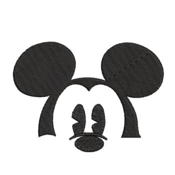 Mickey Mouse Face Machine Embroidery Design