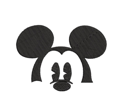Mickey Mouse Face Machine Embroidery Design