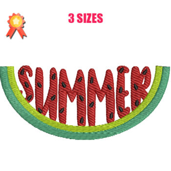 Summer 2 Machine Embroidery Design