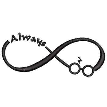 Always Harry Potter Machine Embroidery Design