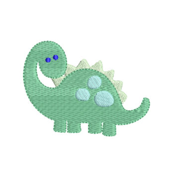 Dino 3 Machine Embroidery Design