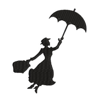 Mary Poppins Machine Embroidery Design
