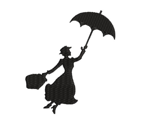 Mary Poppins Machine Embroidery Design