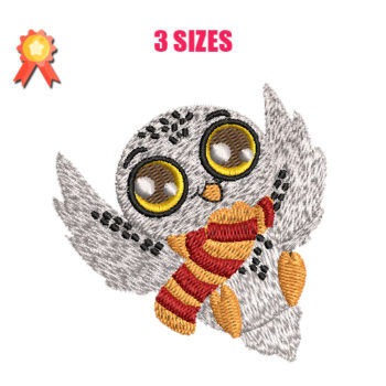 Hedwig Harry Potter Machine Embroidery Design