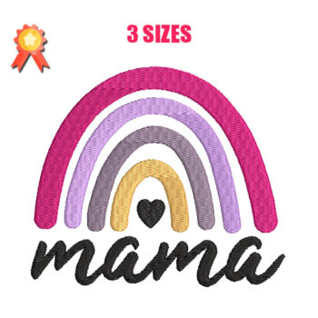 Mama 8 Machine Embroidery Design