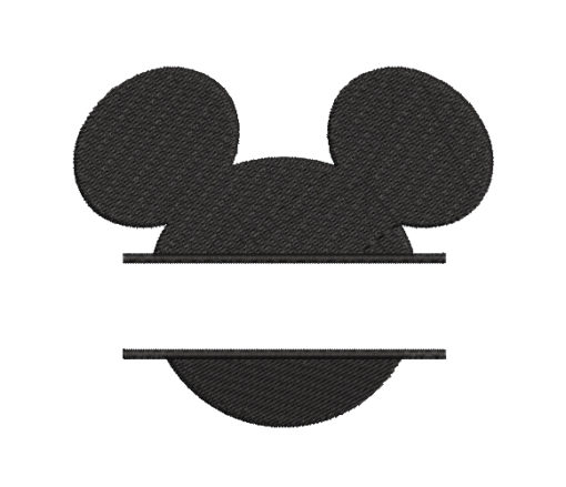 Mickey Mouse - Split Machine Embroidery Design