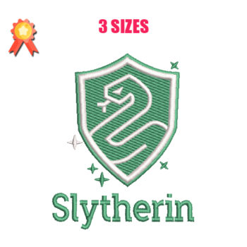 Slytherin Machine Embroidery Design