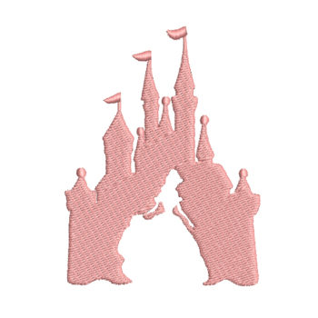 Castle Disney Machine Embroidery Design