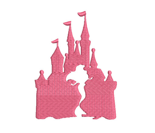 Castle Disney 3 Machine Embroidery Design