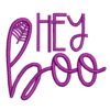 Hey Boo Machine Embroidery Design