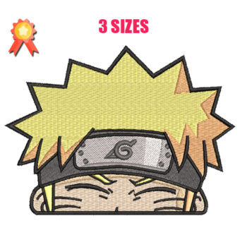 Anime Embroidery Pattern Naruto Face Lineart - A.G.E Store