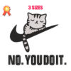 No you do it Machine Embroidery Design