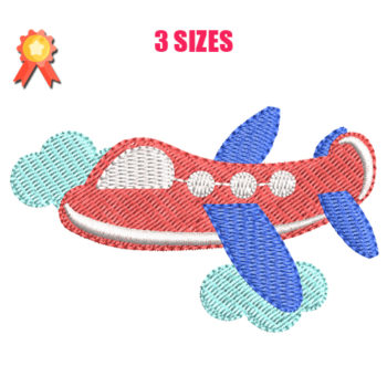 Airplane 2 Machine Embroidery Design