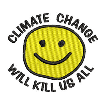 Climate Change Machine Embroidery Design