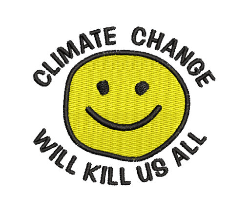 Climate Change Machine Embroidery Design